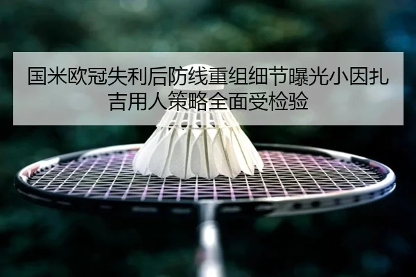 国米欧冠失利后防线重组细节曝光小因扎吉用人策略全面受检验 | LDSPORTS